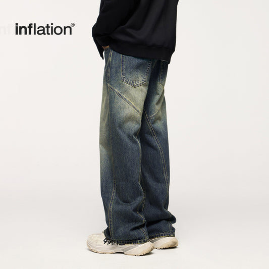 INFLATION Baggy Denim Trousers