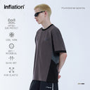 INFLATION Technical Fabric Retro Color Block T-Shirt