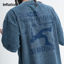 INFLATION Retro Washed Graphic Tees