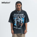 INFLATION Retro Washed Print Tees