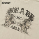 INFLATION Vintage Distressed Cotton Tees