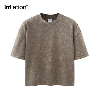 INFLATION Snowflake Washed Boxy Tshirt