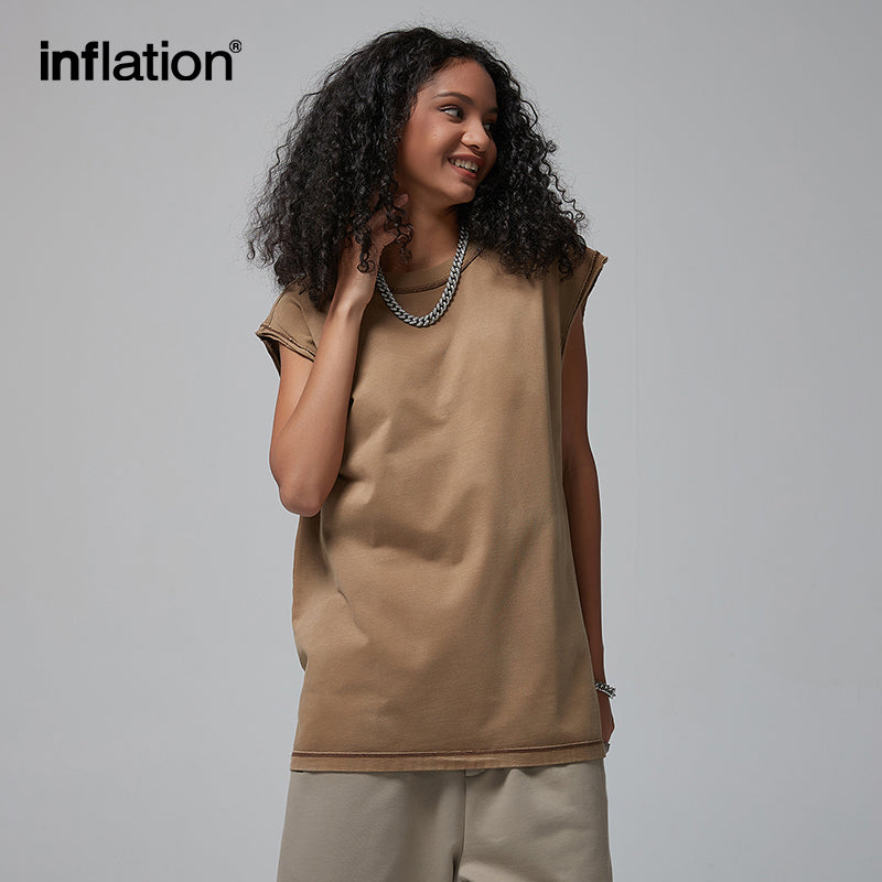 INFLATION Washed Tank Tops