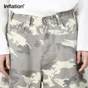 INFLATION Camo Wide Leg Shorts