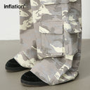 INFLATION Retro Camouflage Wide Leg Cargo Pants