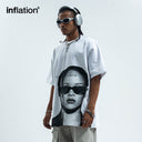 INFLATION Portrait Print T-Shirt