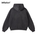 INFLATION Washed Zip Up Hoodies