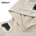 INFLATION Patchwork Oversized Fleece  Hoodies