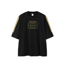 INFLATION Sporty Patchwork Embroidered Tee