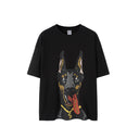 Glow-in-the-dark Doberman Print T-shirt