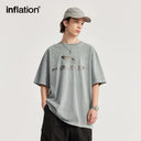 INFLATION Titanium Glossy Washed T-Shirt