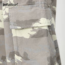 INFLATION Retro Camouflage Wide Leg Cargo Pants