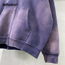 INFLATION Washed Zip Up Hoodies