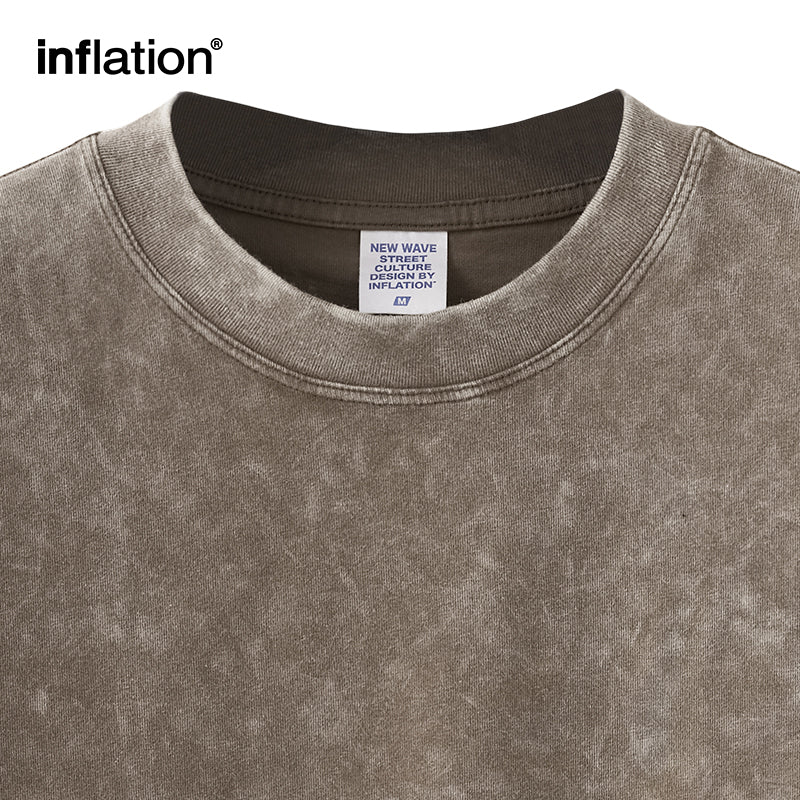 INFLATION Snowflake Washed Boxy Tshirt