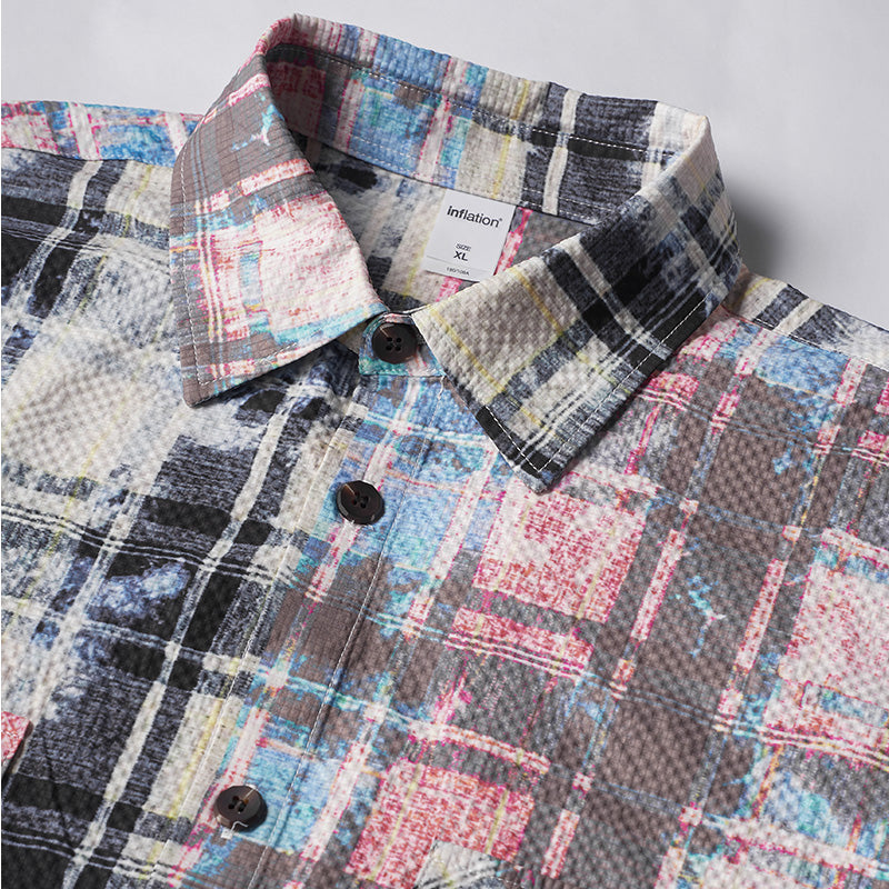 INFLATION Colorful Plaid Shirts