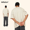 INFLATION Distressed Crew Neck Oversized TShirt