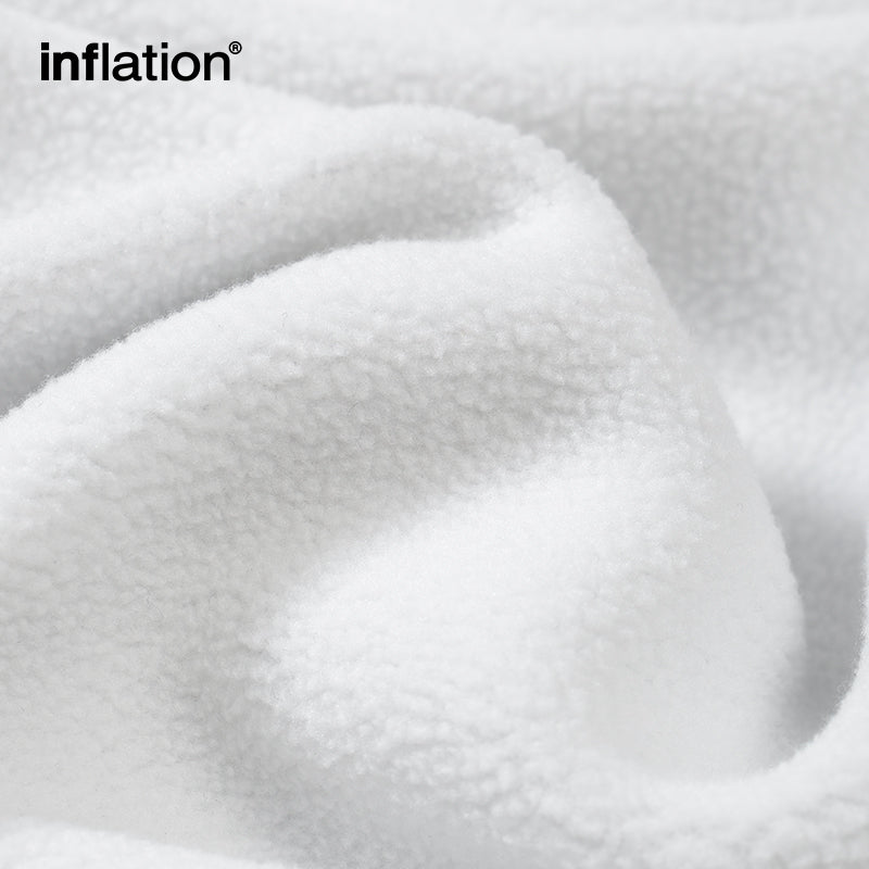 INFLATION Premium Fleece Cropped Hoodies