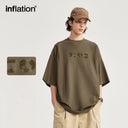 INFLATION Embroidered Twill Fabric Oversized tshirt - INFLATION