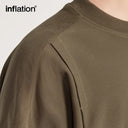 INFLATION Embroidered Twill Fabric Oversized tshirt - INFLATION