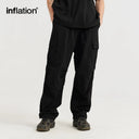 INFLATION Trendy Drawstring Waist Parachute Pants - INFLATION