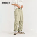 INFLATION Trendy Drawstring Waist Parachute Pants - INFLATION