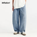 INFLATION Blue Acid-washed Carrot-Fit Jeans - INFLATION