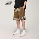 INFLATION Brown Skateboard Shorts Sportswear - INFLATION