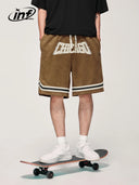 INFLATION Brown Skateboard Shorts Sportswear - INFLATION