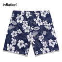 INFLATION Cherry-Blossoms Printed Hawaiian Shorts