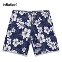 INFLATION Cherry-Blossoms Printed Hawaiian Shorts