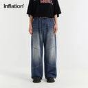 INFLATION Washed Baggy Jeans