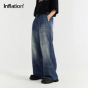 INFLATION Washed Baggy Jeans