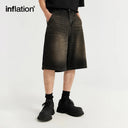 INFLATION Distressed Washed Jorts