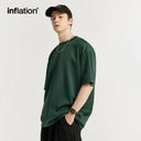 INFLATION Faux Suede Short-Sleeve Tshirts - INFLATION