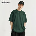 INFLATION Faux Suede Short-Sleeve Tshirts - INFLATION