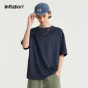 INFLATION Faux Suede Short-Sleeve Tshirts - INFLATION