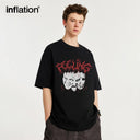 INFLATION Facial Expression Cotton Tshirts - INFLATION