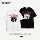 INFLATION Facial Expression Cotton Tshirts - INFLATION