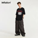 INFLATION Facial Expression Cotton Tshirts - INFLATION