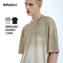 INFLATION Retro Hand Spray Gradient Streetwear Tshirt - INFLATION