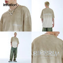 INFLATION Retro Hand Spray Gradient Streetwear Tshirt - INFLATION