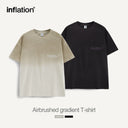 INFLATION Retro Hand Spray Gradient Streetwear Tshirt - INFLATION