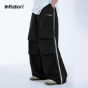 INFLATION Retro Striped Parachute Pants - INFLATION