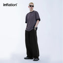 INFLATION Retro Patchwork Wide-Leg Pants