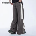 INFLATION Retro Patchwork Wide-leg Track Pants Sportswear - INFLATION