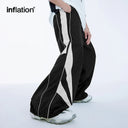 INFLATION Retro Patchwork Wide-leg Track Pants Sportswear - INFLATION