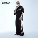 INFLATION Retro Patchwork Wide-leg Track Pants Sportswear - INFLATION