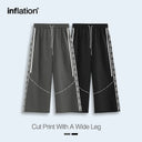 INFLATION Retro Side Splicing Wide Leg Track Pants Sportswear - INFLATION