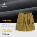 INFLATION X CORDURA Outdoor Ripstop Cargo Shorts in Black - INFLATION