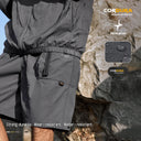 INFLATION X CORDURA Outdoor Ripstop Cargo Shorts in Black - INFLATION